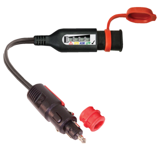 Adaptér TECMATE OPTIMATE MONITOR O-126 / VOLT TESTER 4LED AUTO/DIN