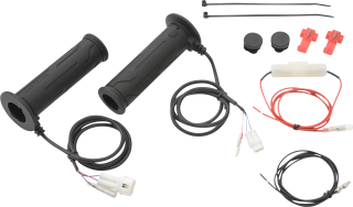 Vyhřívané gripy / rukojeti motocyklu DAYTONA HEATED GRIPS 7/8" 4-LEVEL BUILT-IN SWITCH W/ PROTECTION 89820 , pro průměr 22,2 mm, pár
