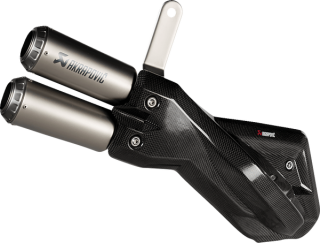 Koncovka výfuku motocyklu AKRAPOVIČ SLIP-ON SERIES pro DUCATI Multistrada 950 21-23