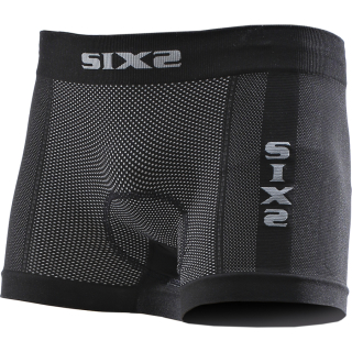 a Funkční boxerky s vložkou SIXS BOX2 s vložkou carbon černá velikost M/L