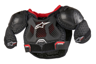 A Dětský chránič těla ALPINESTARS BIONIC KICKSTART velikost 4 až 6 let, barva černá/červená