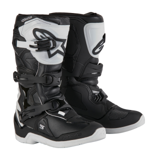 Dětské motokrosové boty ALPINESTARS TECH 3S JUNIOR barva černá/bílá 
