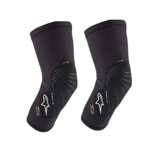 Měkké a lehké kolenní chrániče ALPINESTARS PARAGON LITE KNEE PROTECTORS barva černá, pár