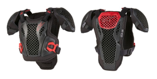 A Dětský chránič těla ALPINESTARS BIONIC ACTION YOUTH 6740424-13 velikost S/M , barva černá/červená 