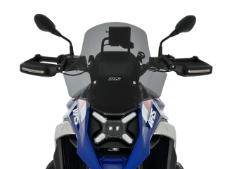 Plexi motocyklu WRS STANDARD PLUS pro BMW R 1300 GS ABS rok 2023-2024 barva tmavě kouřová