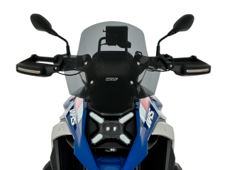 Plexi motocyklu WRS STANDARD BM089FS pro BMW R 1300 GS ABS rok 2023-2024 barva tmavě kouřová bez deflektorů 