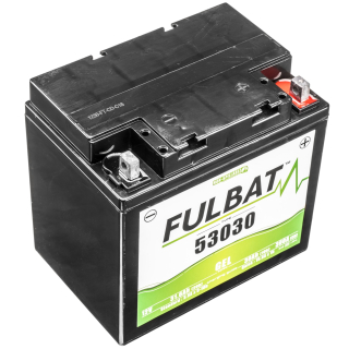 Gelová baterie / motobaterie FULBAT 12V, 53030 GEL (Y60-N30L-A) 30AH, 300A, rozměry 178 x 123 x 166 mm