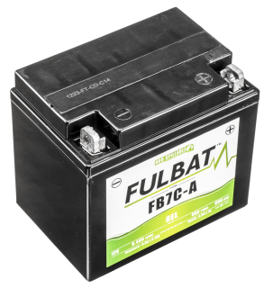 Gelová baterie / motobaterie FULBAT FB7C-A GEL, 12V, 8AH, 85A, rozměry 129 x 89 x 114 mm