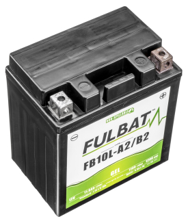 Gelová baterie / motobaterie FULBAT FB10L-A2/B2 GEL, 12V, 11AH, 120A , rozměry 133 x 90 x 145 mm 