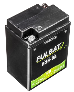 Gelová baterie / motobaterie FULBAT B38-6A GEL, 6V, 13AH, 105A, rozměry 119 x 83 x 161 mm