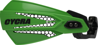 Chrániče páček / kryty páček CYCRA HAND GUARD MX-RACE zelená/černá - pár 