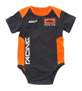 Dětské body s krátkým rukávem KTM BABY TEAM BODY  barva černá/oranžová