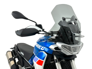Plexi motocyklu WRS verze TOURING PLUS pro APRILIA TUAREG 660 rok 2022-2024 barva kouřová, výška plexi 49,5 cm