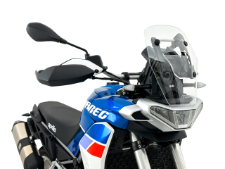a Plexi motocyklu WRS verze ENDURO pro APRILIA TUAREG 660 rok 2022-2024 barva čirá, výška plexi 38,5 cm