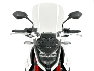 Plexi motocyklu WRS verze CAPONORD pro HONDA HORNET 750 ABS rok 2023-2024 barva čirá, výška plexi 51 cm