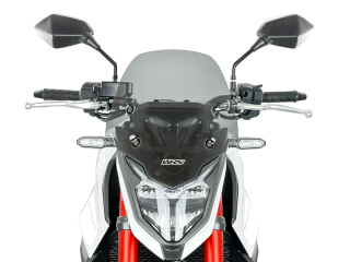 Plexi motocyklu WRS verze SPORT pro HONDA HORNET 750 ABS rok 2023-2024 barva kouřová, výška plexi 32 cm