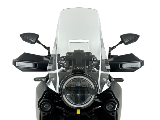 Plexi motocyklu WRS verze CAPONORD pro HUSQVARNA NORDEN 901 ABS rok 2022-2024 barva čirá, výška plexi 40 cm 