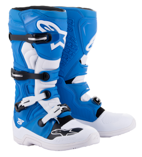 Motokrosové boty ALPINESTARS TECH 5 barva MODRÁ/BÍLÁ