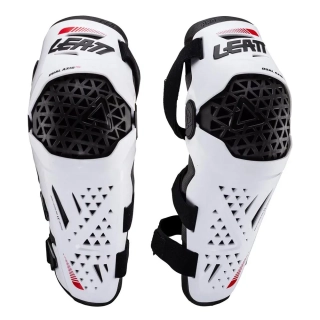 A Ventilační kloubové kolenní chrániče LEATT KNEE GUARD AXIS PRO bílá, velikost S/M, pár
