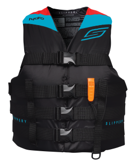 Pánská vesta pro vodní sporty SLIPPERY HYDRO VEST černá/červená/modrá velikost XS
