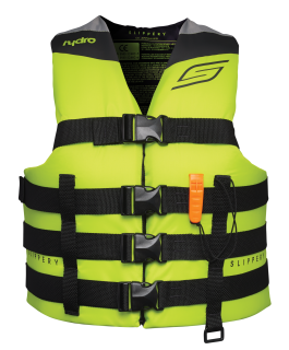 Pánská vesta pro vodní sporty SLIPPERY HYDRO VEST černá/lime velikost XS