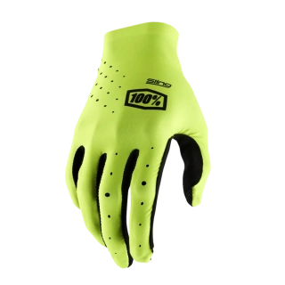 A Motokrosové a MTB rukavice 100% SLING fluo žlutá/černá velikost M  