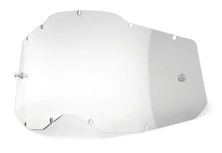 a Náhradní plexi Q-TECH pro motokrosové brýle 100% STRATA 2 , ACCURI 2 , RACECRAFT 2 - čiré
