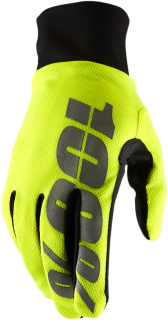 Motokrosové rukavice 100% BRISKER HYDROMATIC FLUO ŽLUTÁ