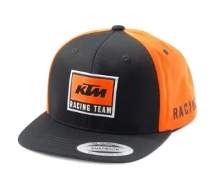 Dětská kšiltovka / čepice KTM RED BULL TEAM FLAT CAP OS oranžová/černá,  rovný kšilt