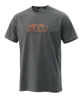 Pánské triko s krátkým rukávem KTM ESSENTIAL TEE GRAPHIT šedé