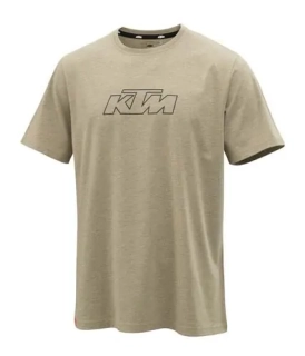 Pánské triko s krátkým rukávem KTM ESSENTIAL TEE SAND MELANGE