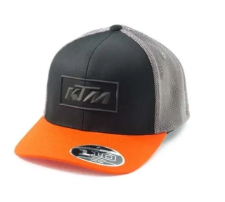 Pánská čepice - kšiltovka KTM OUTLINE TRUCKER CAP černá/oranžová/šedá