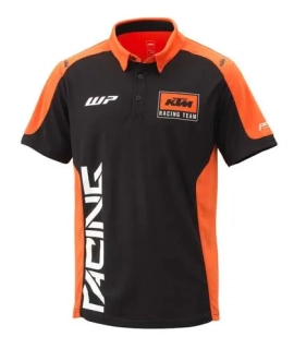 Pánské triko s krátkým rukávem KTM TEAM POLO černá/oranžová