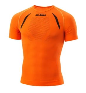 A Bezešvé letní termotriko s krátkým rukávem KTM UNDERSHIRT PERFORMANCE SUMMER SHORT velikosrt XXL (odpovídá spíše L)