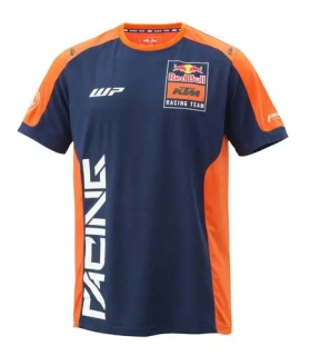 Pánské triko s krátkým rukávem KTM REPLICA TEAM TEE modrá/oranžová