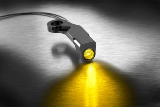 Led blinkr na řidítka motocyklu KELLERMANN DASH A 187.110 pro HARLEY DAVIDSON SOFTAIL rok 2018 a výš, pozice montáže přední levá strana, 1 kus, rozměr 11 x 48 x 13 mm 