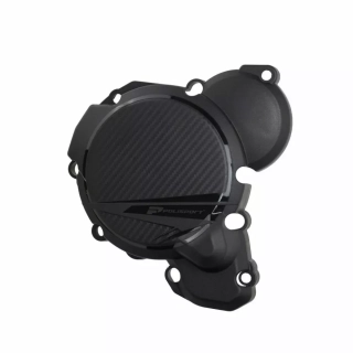 Kryt spojkového víka POLISPORT COVER PROTECTOR pro GAS GAS MC 250 rok 2023-2024 viz popis, barva černá