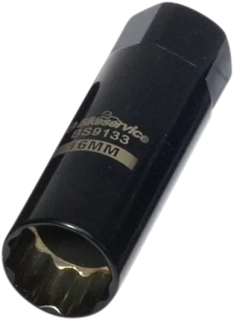 Klíč na svíčky BIKESERVISE THIN WALL SPARK PLUG BS9133 , rozměr 16 mm - 1 kus