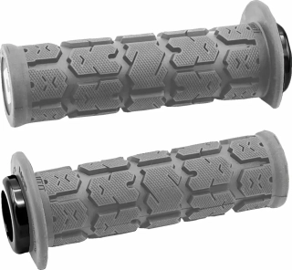 Lock-on ATV gripy ODI GRIPS ROGUE ATV V2.1 ŠEDÁ/ČERNÁ  - pár 