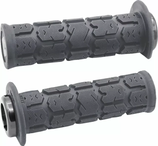 Lock-on ATV gripy ODI GRIPS ROGUE ATV V2.1 GRAPHITE/SILVER  - pár 
