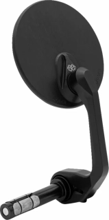 Motocyklové zpětné zrcátko do řidítek / zrcátko motocyklu GILLES TOOLING GT MIRROR MOON M04-01-BD - barva černá - 1 kus - L / P