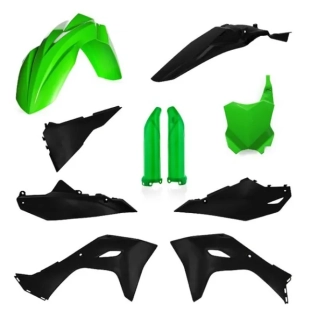 Sada plastů FULL KIT ACERBIS KAWASAKI KX 250 rok 2025-2026 barva černá/zelená