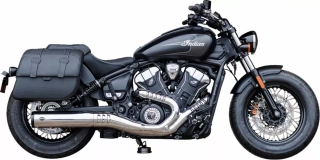 Koncovky výfuku S&S CYCLE S&S CYCLE GRAND NATIONAL 550-1122 pro motocykl INDIAN 101 SCOUT 1250 ABS rok 2025, barva stříbrná