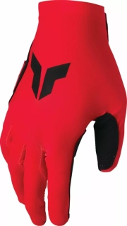 Motokrosové / MTB rukavice s jednovrstvou dlaní THOR SPORTMODE ICONIC barva červená/černá, pár
