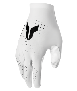 Ventilační motokrosové / MTB rukavice s jednovrstvou dlaní THOR SPORTMODE VENTED barva bílá/černá, pár