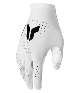 Ventilační motokrosové / MTB rukavice s jednovrstvou dlaní THOR SPORTMODE VENTED barva bílá/černá, pár