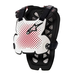 Hrudní / zádový chránič  ALPINESTARS A-1 PRO GUARD BÍLÝ/ČERNÝ/ČERVENÝ velikost XL/XXL