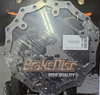 A Přední brzdový kotouč DELTA BRAKING pro motocykly TM rok 2001-2008 viz popis, pozice přední