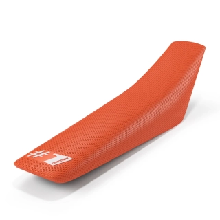 A Potah sedla ONEGRIPPER SEAT COVER V2 barva oranžová, rozměr 93x41,5cm