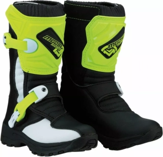 Dětské motokrosové boty MOOSE RACING MINI M1.3 ČERNÁ/BÍLÁ/ŽLUTÁ FLUO VELIKOST 28